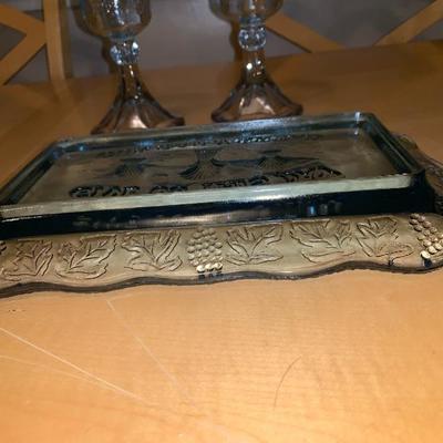 3 Piece Set Cups And Tray