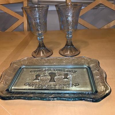 3 Piece Set Cups And Tray