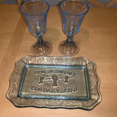 3 Piece Set Cups And Tray