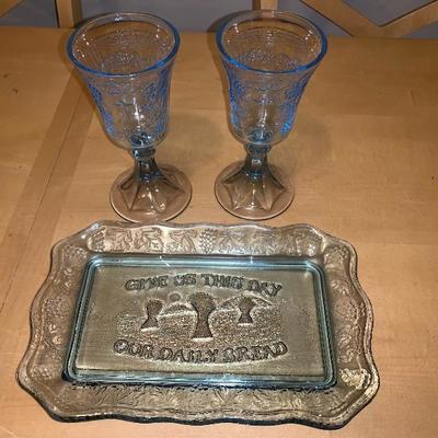 3 Piece Set Cups And Tray
