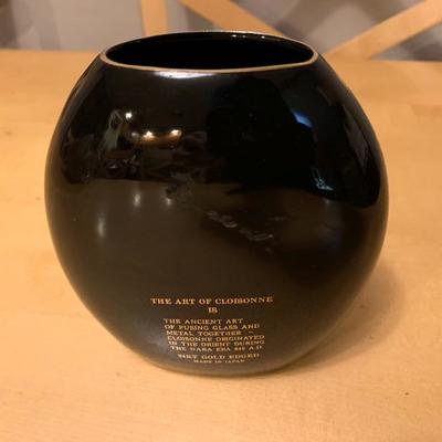 Japanese Vase With 24 Karat Gold