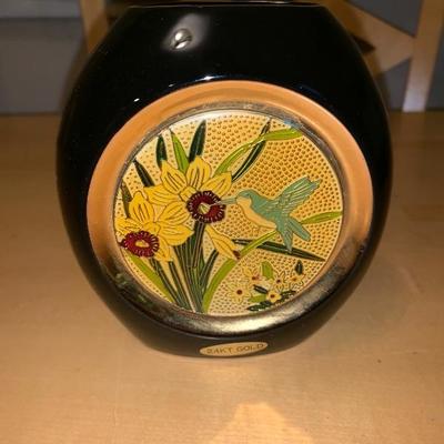 Japanese Vase With 24 Karat Gold