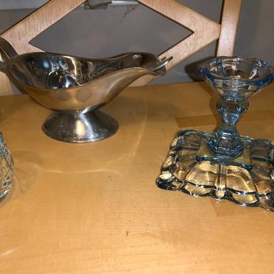 Assortment Of Etched Glassware