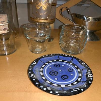 Assortment Of Etched Glassware