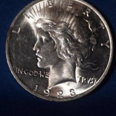 Peace Uncirculated Silver Dollar
