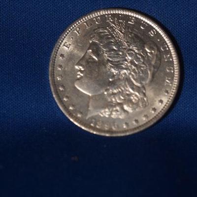 1896 P Morgan Silver Dollar