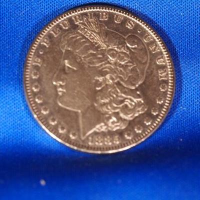 1885 P Morgan Silver Dollar