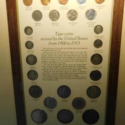 Collection of US Coins of the 20th Century Minted from 1900 to 1973