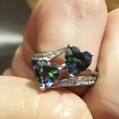Vintage Mystic Topaz ring