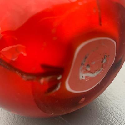 Mid Century Modern Art Glass Paperweight
