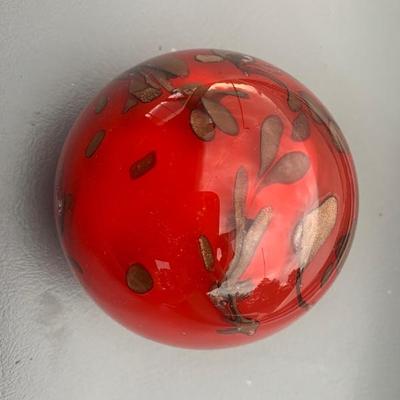 Mid Century Modern Art Glass Paperweight