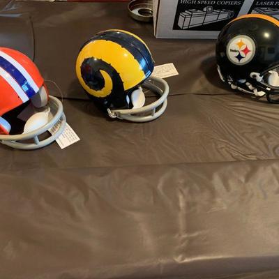 6 NFL Mini Helmets