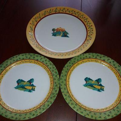 lot of dishes, and bowl