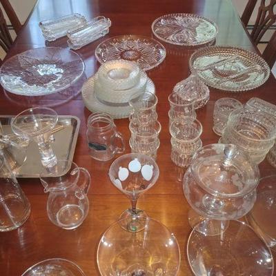 Lot of Glasses and glassware