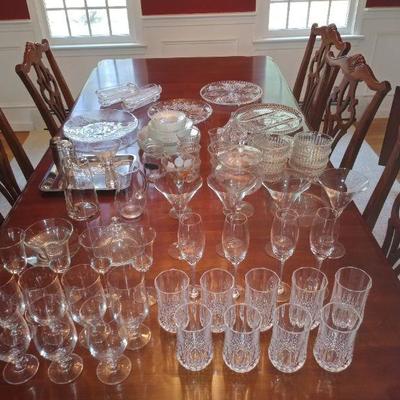 Lot of Glasses and glassware