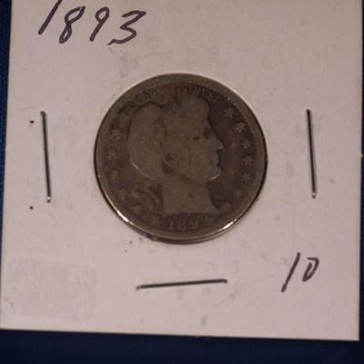 Silver Barber Quarter