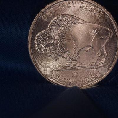  Silver Buffo Round 1 oz 