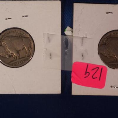 2 Buffalo Nickels