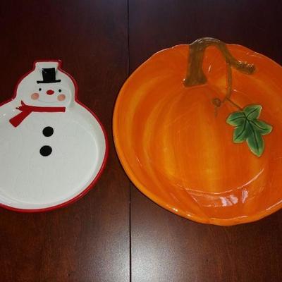 lot holiday dishes