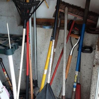 Lot of yard tools