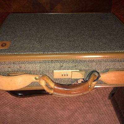 Hartman Tweed & Leather Briefcase