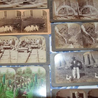 Vintage 3-D Stereoscope Viewer w/ 30 cards