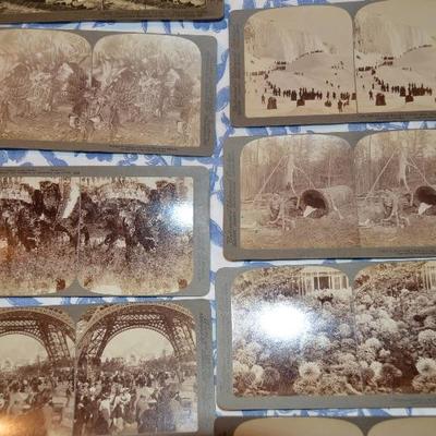Vintage 3-D Stereoscope Viewer w/ 30 cards