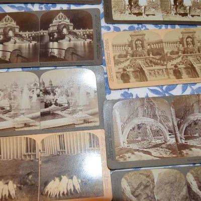 Vintage 3-D Stereoscope Viewer w/ 30 cards