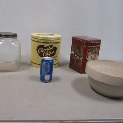 Lot 93 - Containers & Bowl