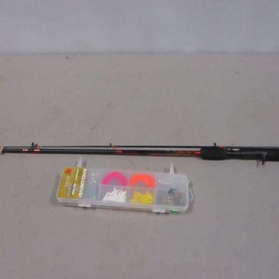 Lot 101 - Fishing Pole & Tackle