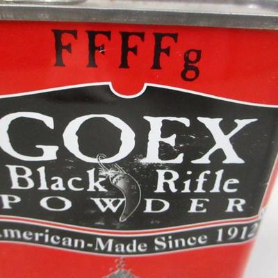 Lot 104 - Goex Black Rifle Powder & Hodgdon Pyrodex Muzzleloading 