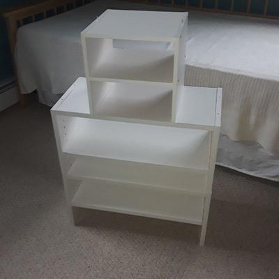 Stacking shoe shelves