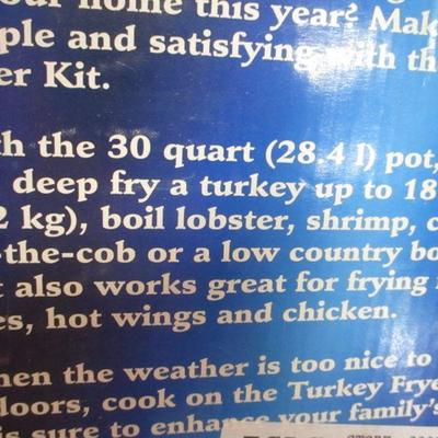 Lot 109 - Turkey Deep Fryer Kit (Masterbuilt Aluminum - 30 qt.)
