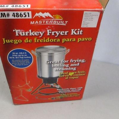 Lot 109 - Turkey Deep Fryer Kit (Masterbuilt Aluminum - 30 qt.)