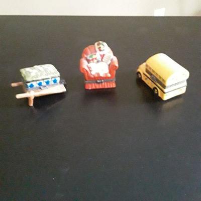 Three Trinket boxes