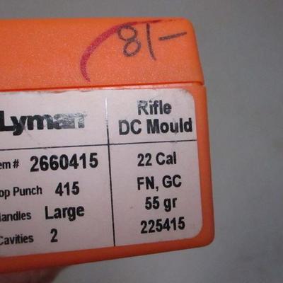 Lot 122 - Lyman 2-Cavity FN GC Mold 22 Cal 55gr # 2660415 