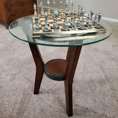 Glass Top Table