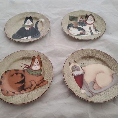 Cat Plates Set