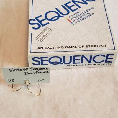 V8 Vintage Sequence Game