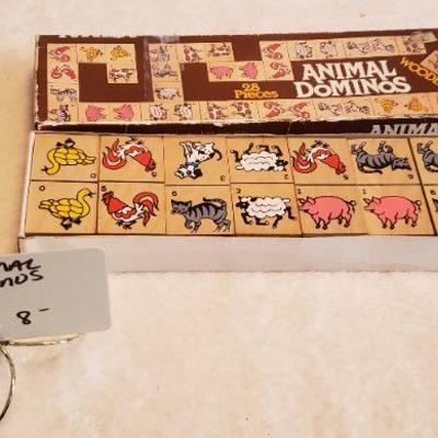 V15 Vintage Animal Dominos