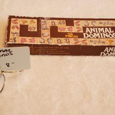 V15 Vintage Animal Dominos