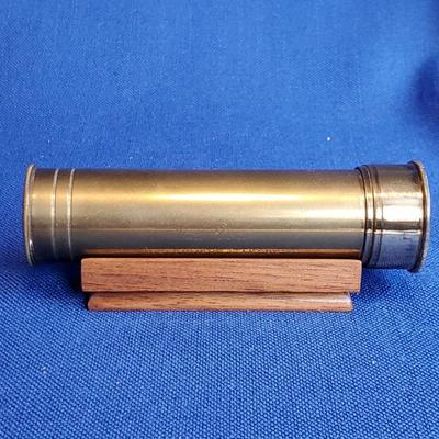 Lot 90A: Brass Kaleidoscope with Stand  $100