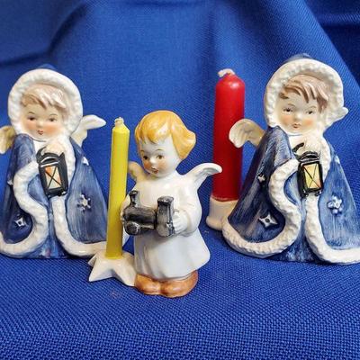 Lot 101: 3 Vintage Goebel Angels $40