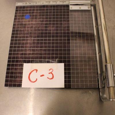 C-3 Nikor Paper Trimmer Cutter USA (safety)
