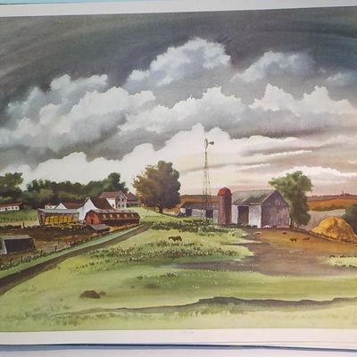 6- 18 x 14 Prints from America's Most Famous Artist".