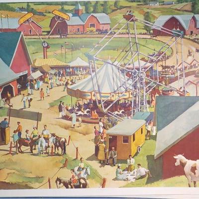 6- 18 x 14 Prints from America's Most Famous Artist".