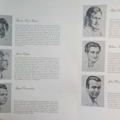 6- 18 x 14 Prints from America's Most Famous Artist".