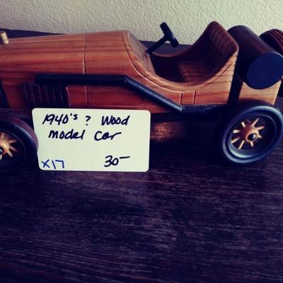 X17 1940's Model car