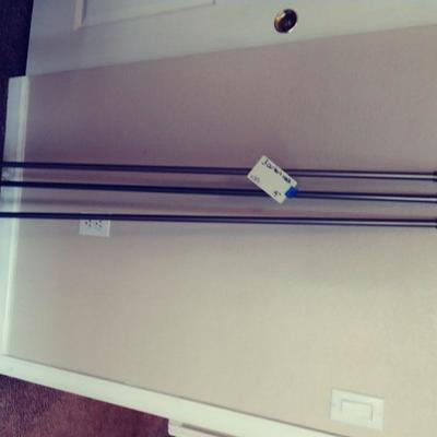 X35 3 curtain rods