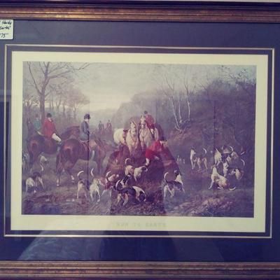 X39 Heywood Hardy "Run to Earth"
